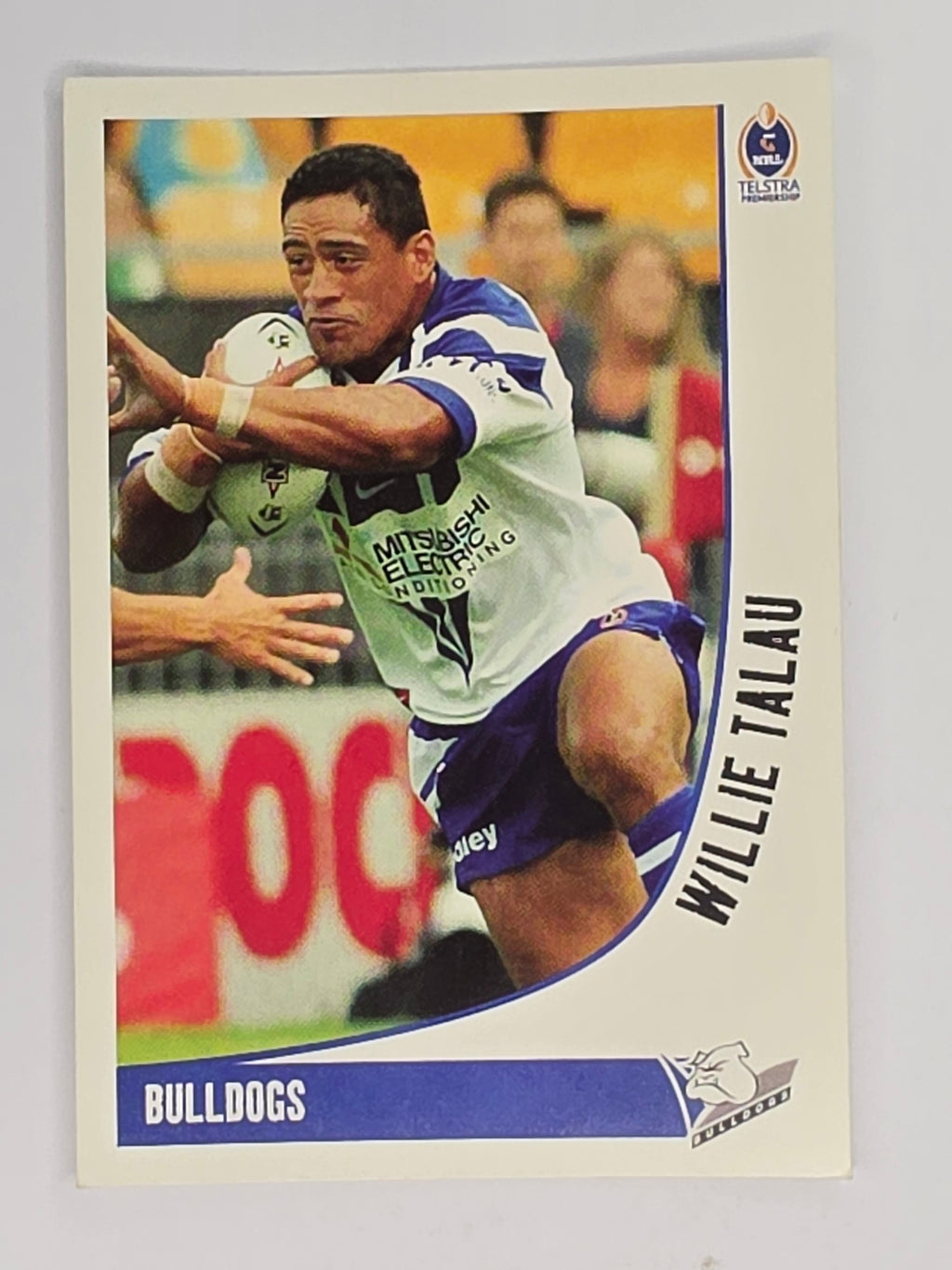 NRL 2003 Daily Telegraph | #030 | Willie Talau | Canterbury Bankstown Bulldogs