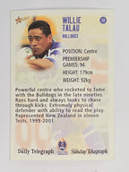 NRL 2003 Daily Telegraph | #030 | Willie Talau | Canterbury Bankstown Bulldogs