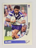 NRL 2003 Daily Telegraph | #032 | Nigel Vagana | Canterbury Bankstown Bulldogs