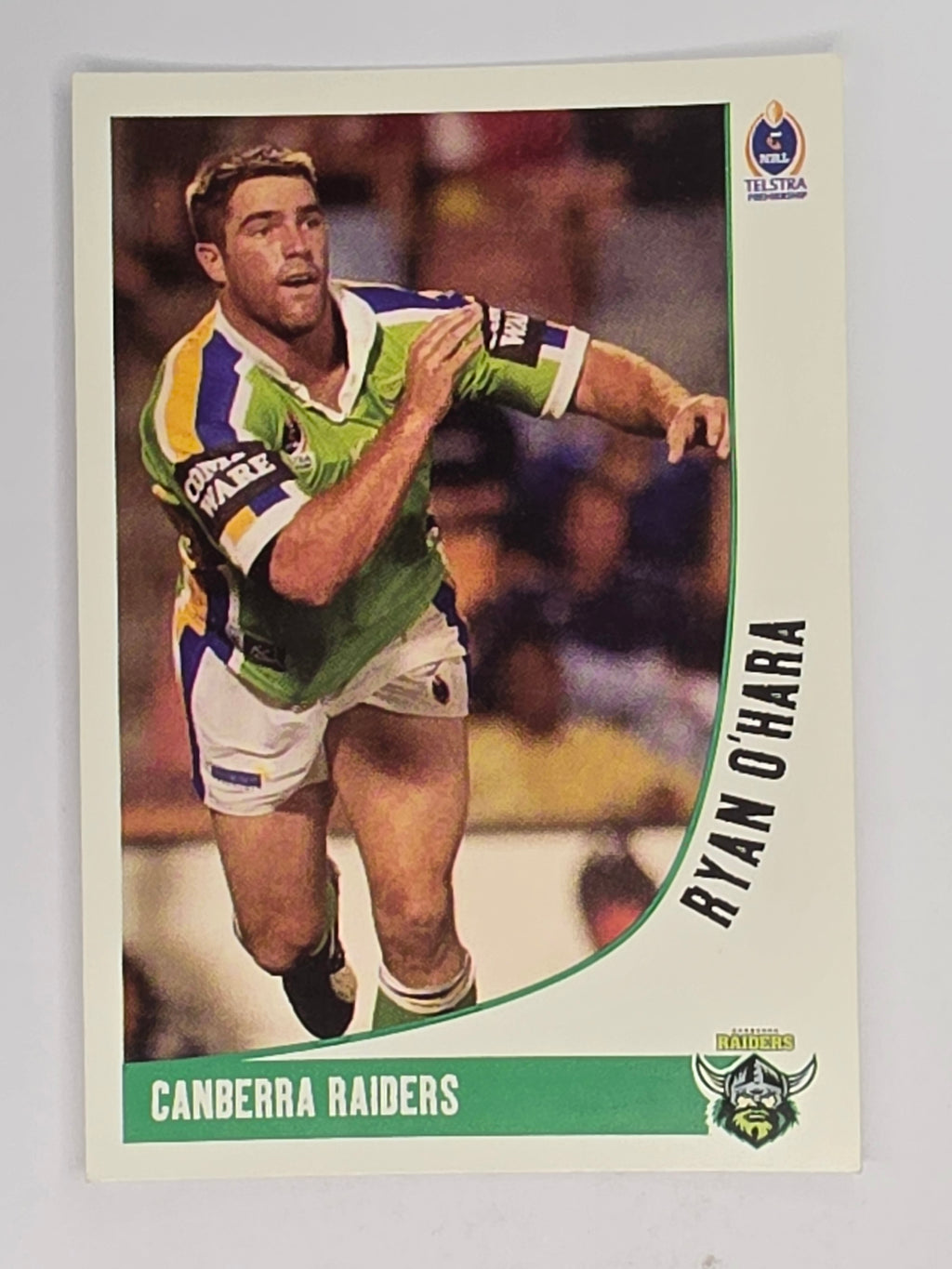 NRL 2003 Daily Telegraph | #044 | Ryan O'Hara | Canberra Raiders