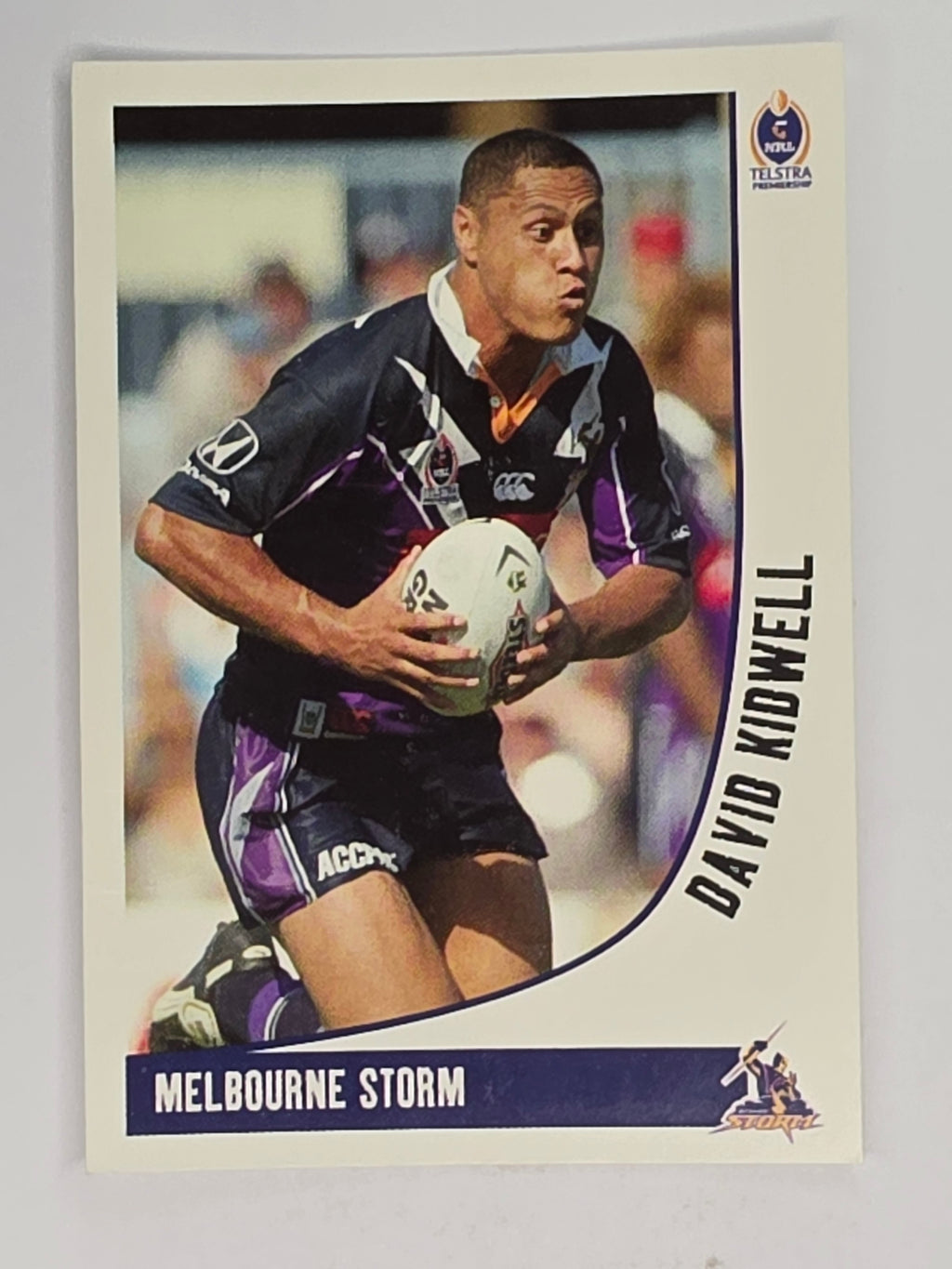 NRL 2003 Daily Telegraph | #089 | David Kidwell | Melbourne Storm