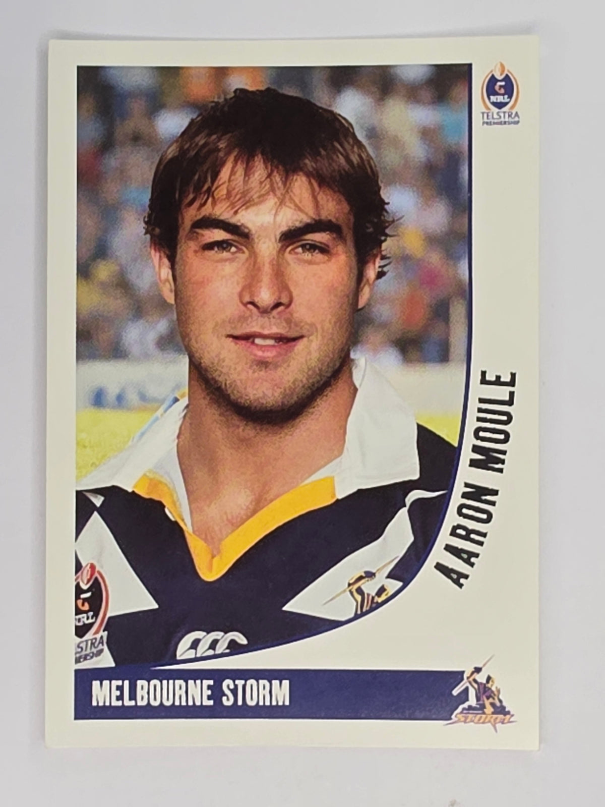 NRL 2003 Daily Telegraph | #092 | Aaron Moule | Melbourne Storm