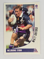 NRL 2003 Daily Telegraph | #093 | Matt Orford | Melbourne Storm