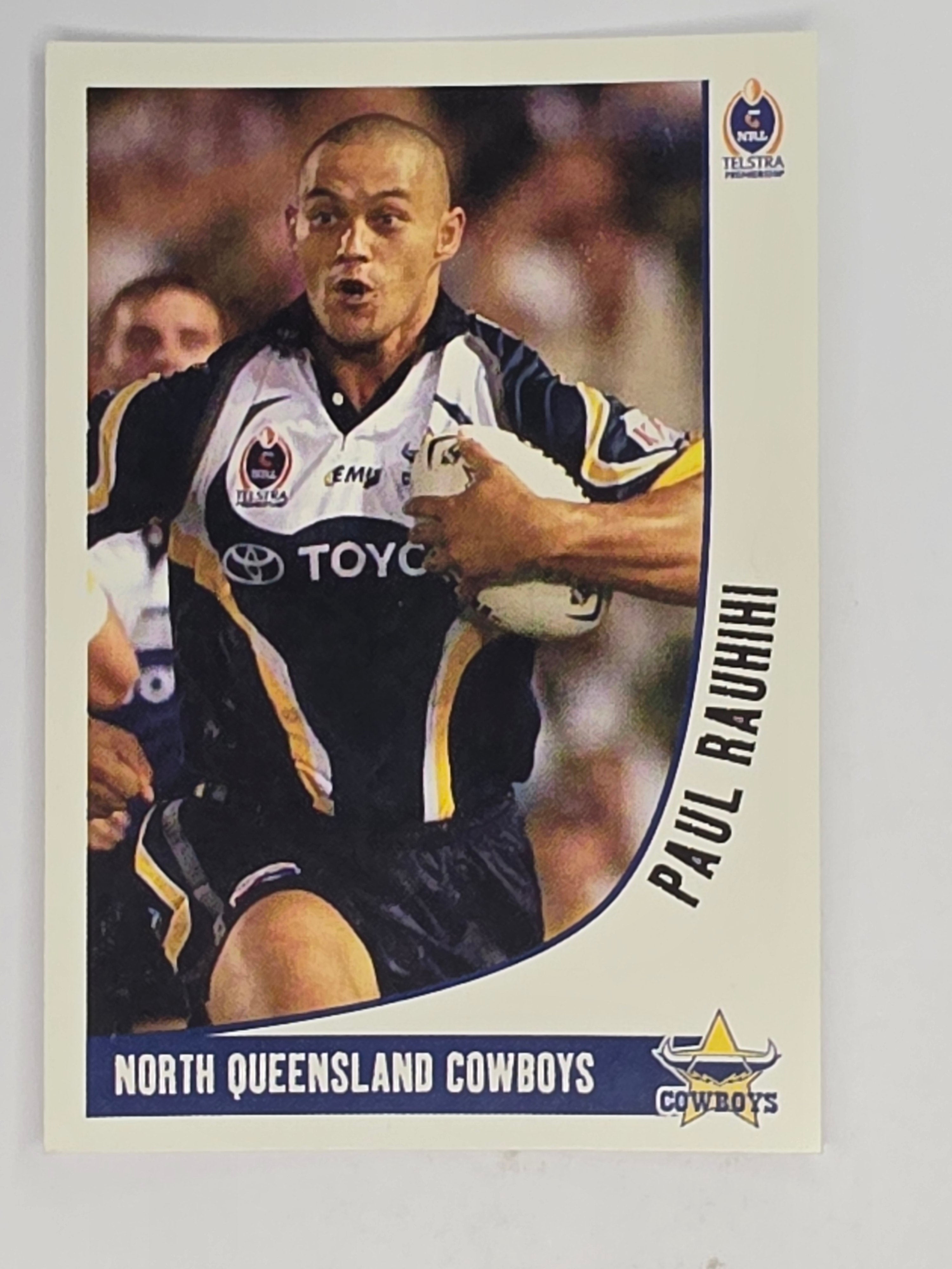 NRL 2003 Daily Telegraph | #126 | Paul Rauhihi | North Queensland Cowboys