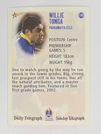 NRL 2003 Daily Telegraph | #140 | Willie Tonga | Parramatta Eels