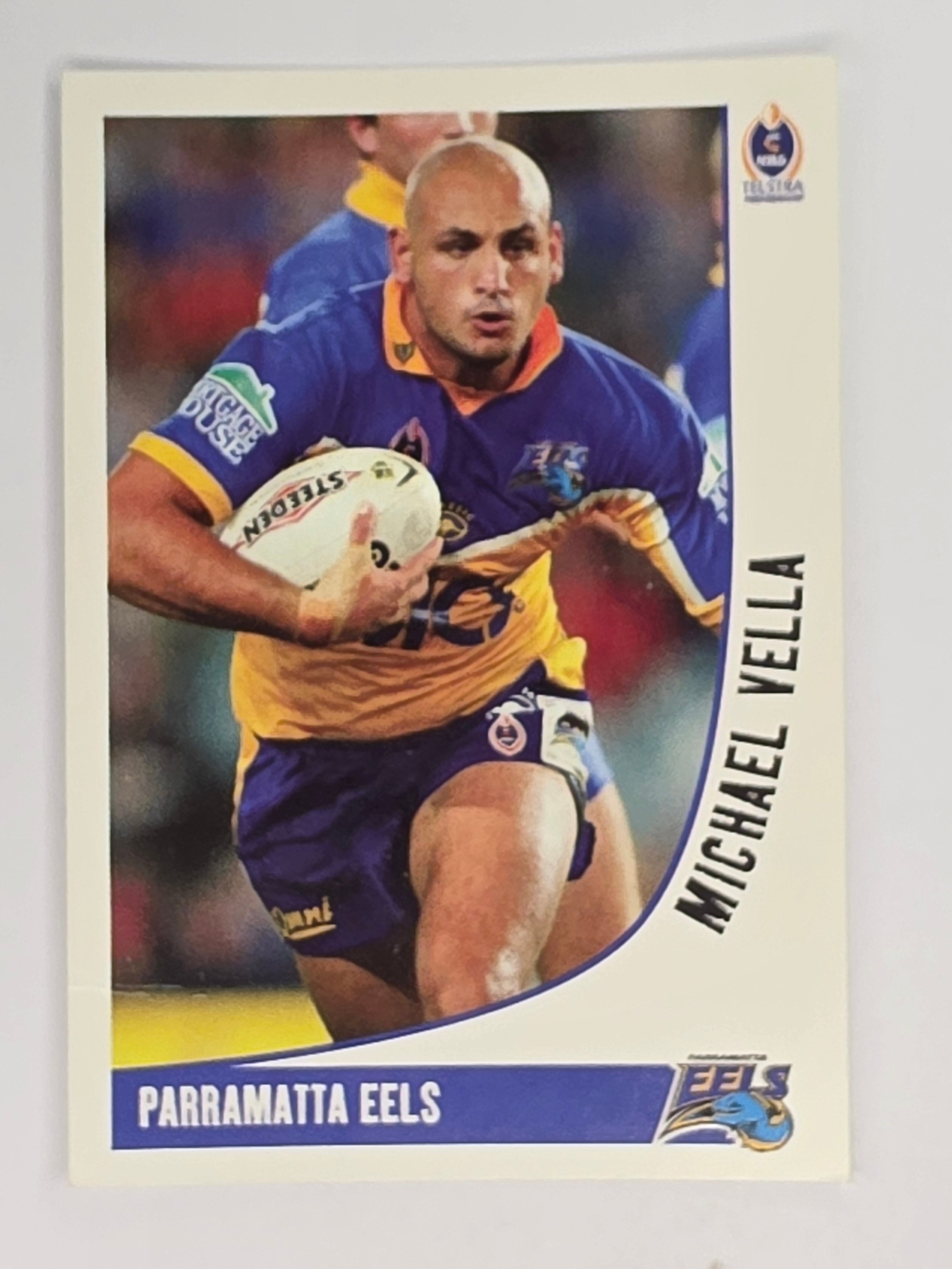 NRL 2003 Daily Telegraph | #142 | Michael Vella | Parramatta Eels