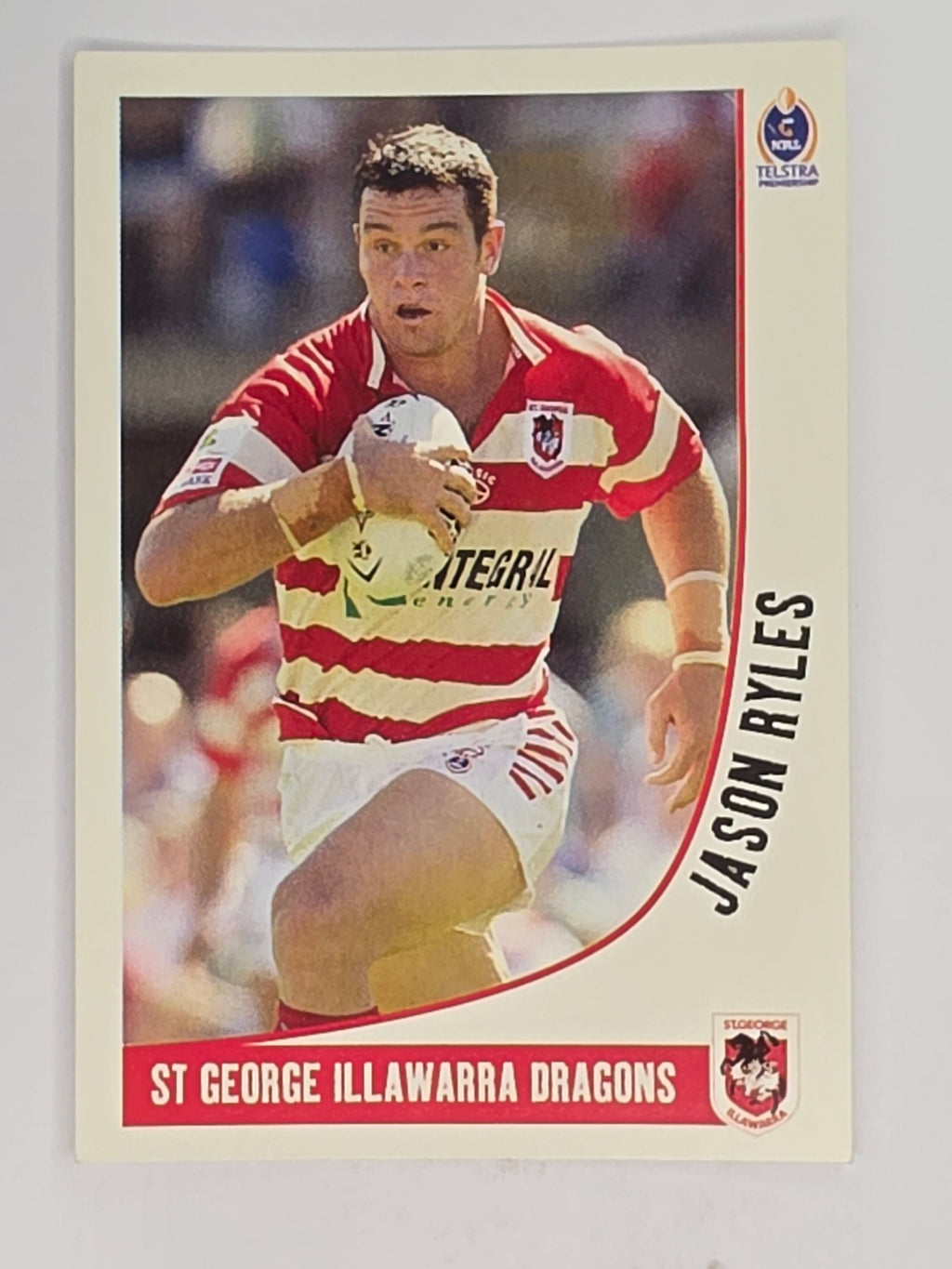 NRL 2003 Daily Telegraph | #172 | Jason Ryles | St George Illawarra Dragons