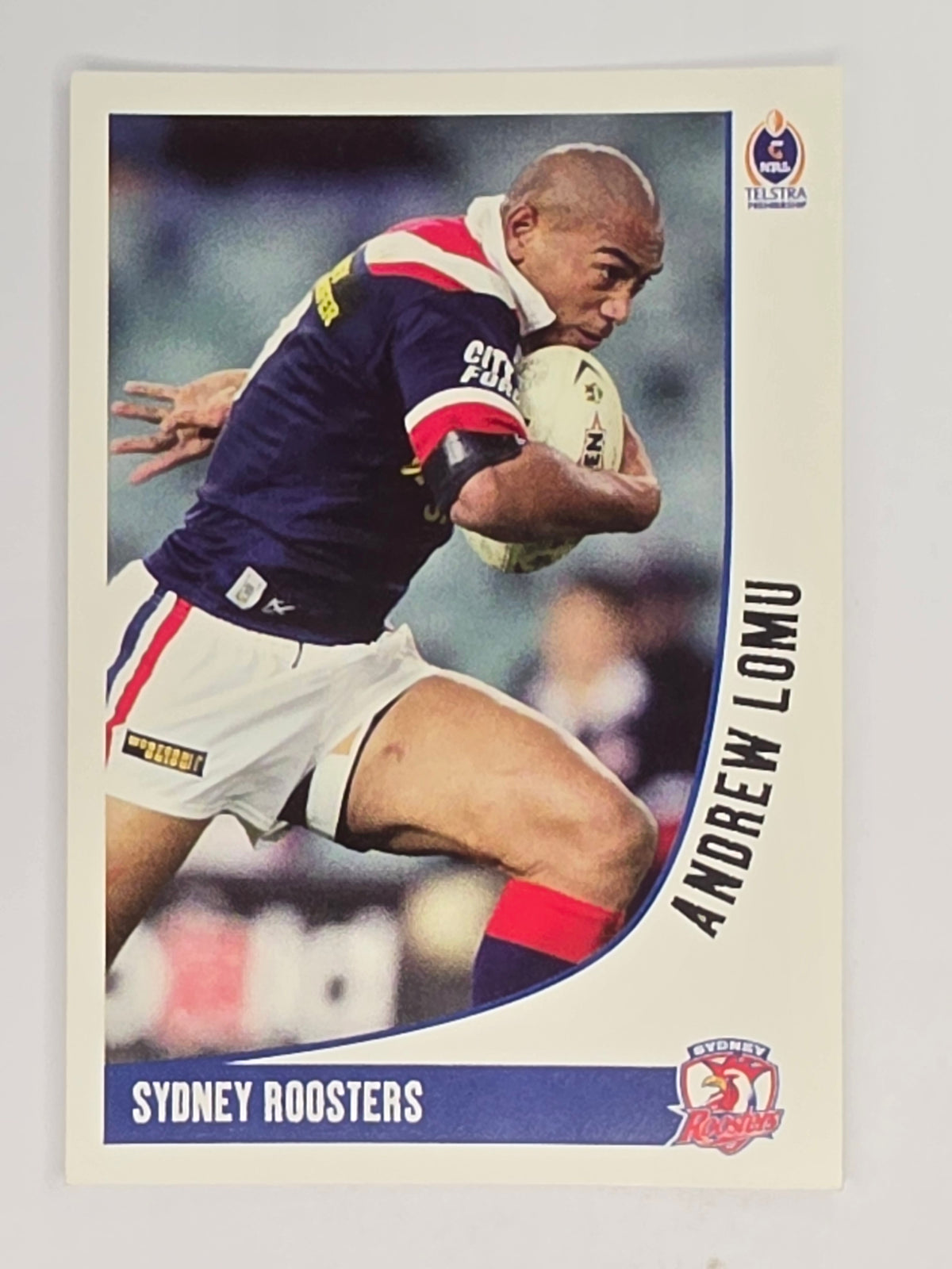 NRL 2003 Daily Telegraph | #203 | Andrew Lomu | Sydney Roosters