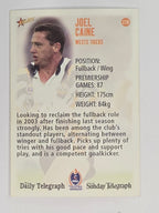 NRL 2003 Daily Telegraph | #228 | Joel Caine | Wests Tigers