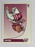 NRL 2003 Daily Telegraph | #245 | Club Card | Manly Warringah Sea Eagles