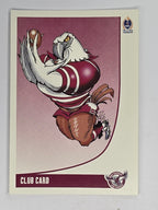 NRL 2003 Daily Telegraph | #245 | Club Card | Manly Warringah Sea Eagles