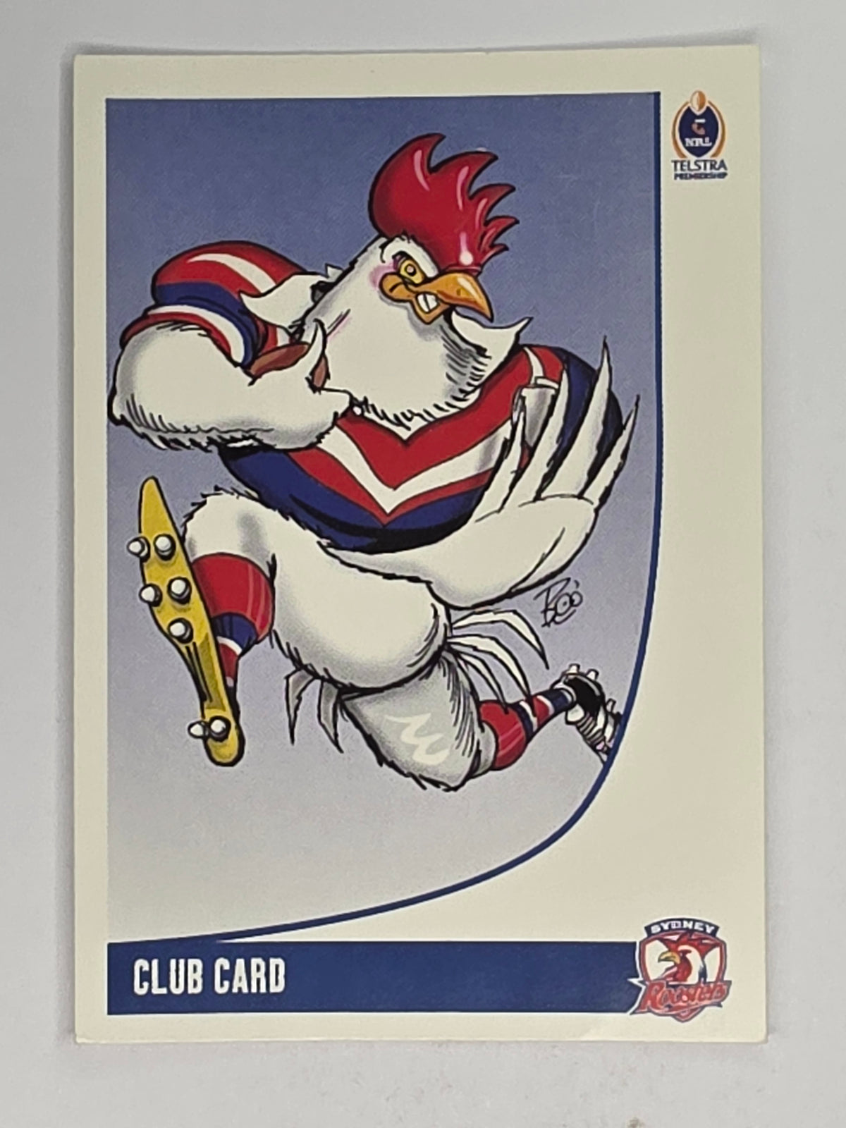 NRL 2003 Daily Telegraph | #253 | Club Card | Sydney Roosters