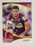 NRL 2009 Daily Telegraph | #004 | Justin Hodges | Brisbane Broncos