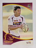 NRL 2009 Daily Telegraph | #009 | Lagi Setu | Brisbane Broncos