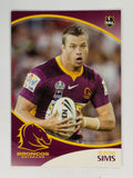 NRL 2009 Daily Telegraph | #010 | Ashton Sims | Brisbane Broncos