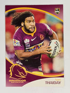 NRL 2009 Daily Telegraph | #012 | Sam Thaiday | Brisbane Broncos
