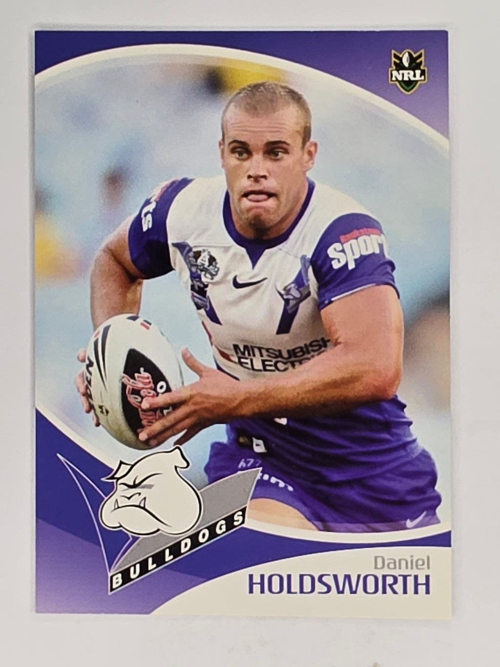 NRL 2009 Daily Telegraph | #017 | Daniel Holdsworth | Canterbury Bankstown Bulldogs