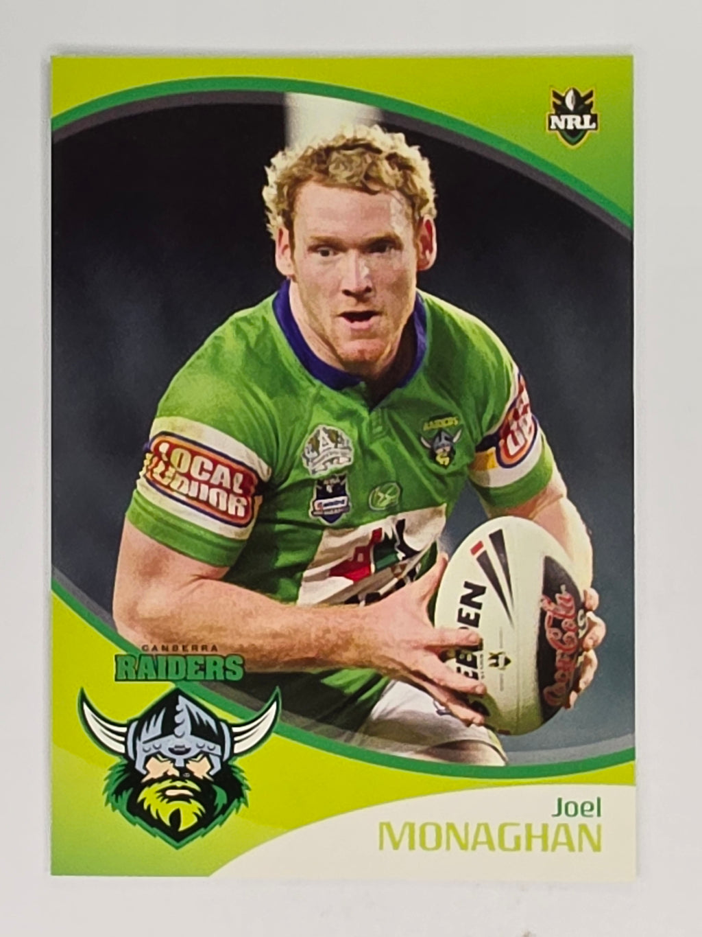 NRL 2009 Daily Telegraph | #030 | Joel Monaghan | Canberra Raiders