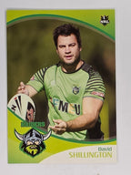 NRL 2009 Daily Telegraph | #033 | David Shillington | Canberra Raiders