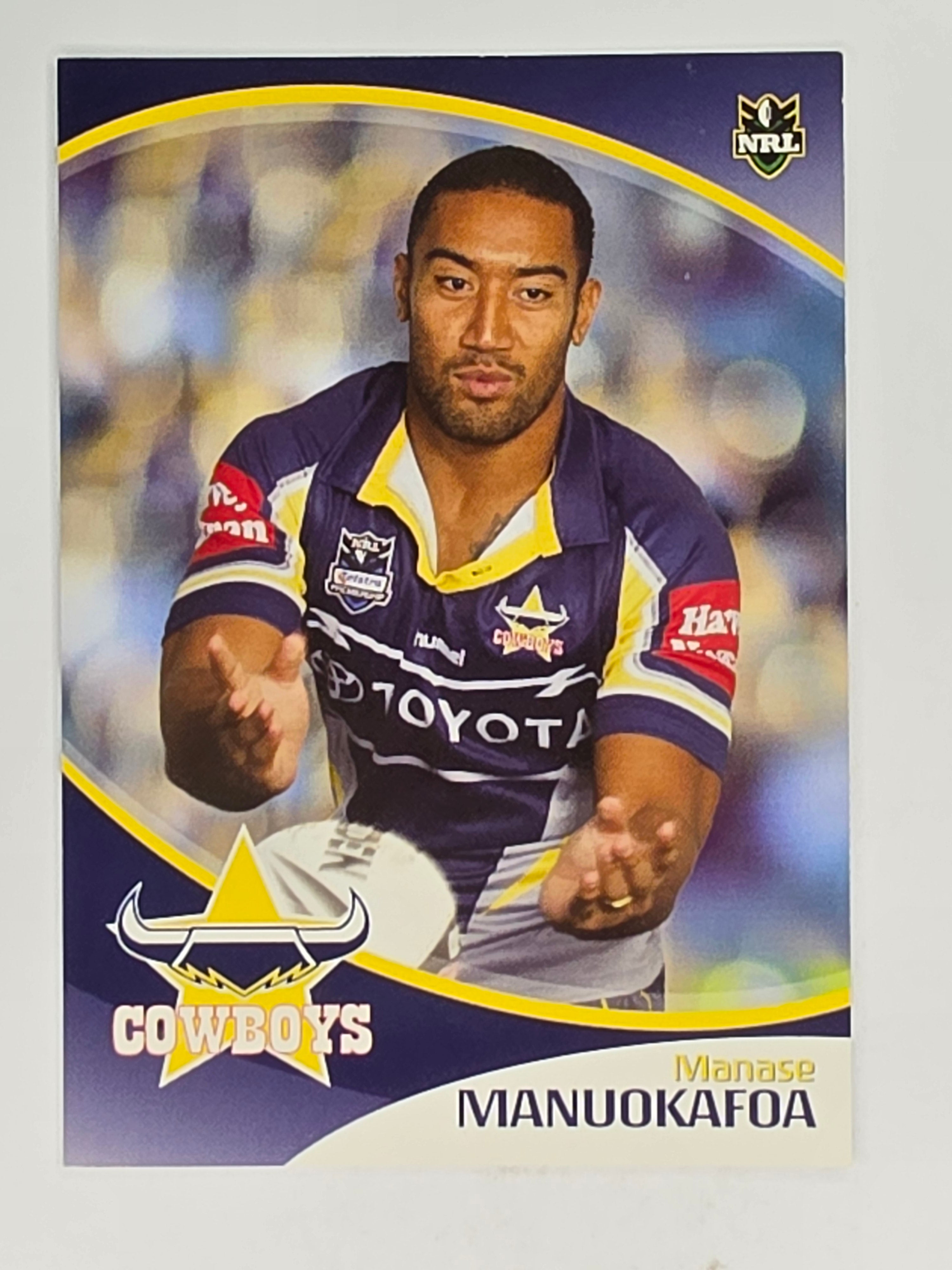 NRL 2009 Daily Telegraph | #043 | Manase Manuokafoa | North Queensland Cowboys