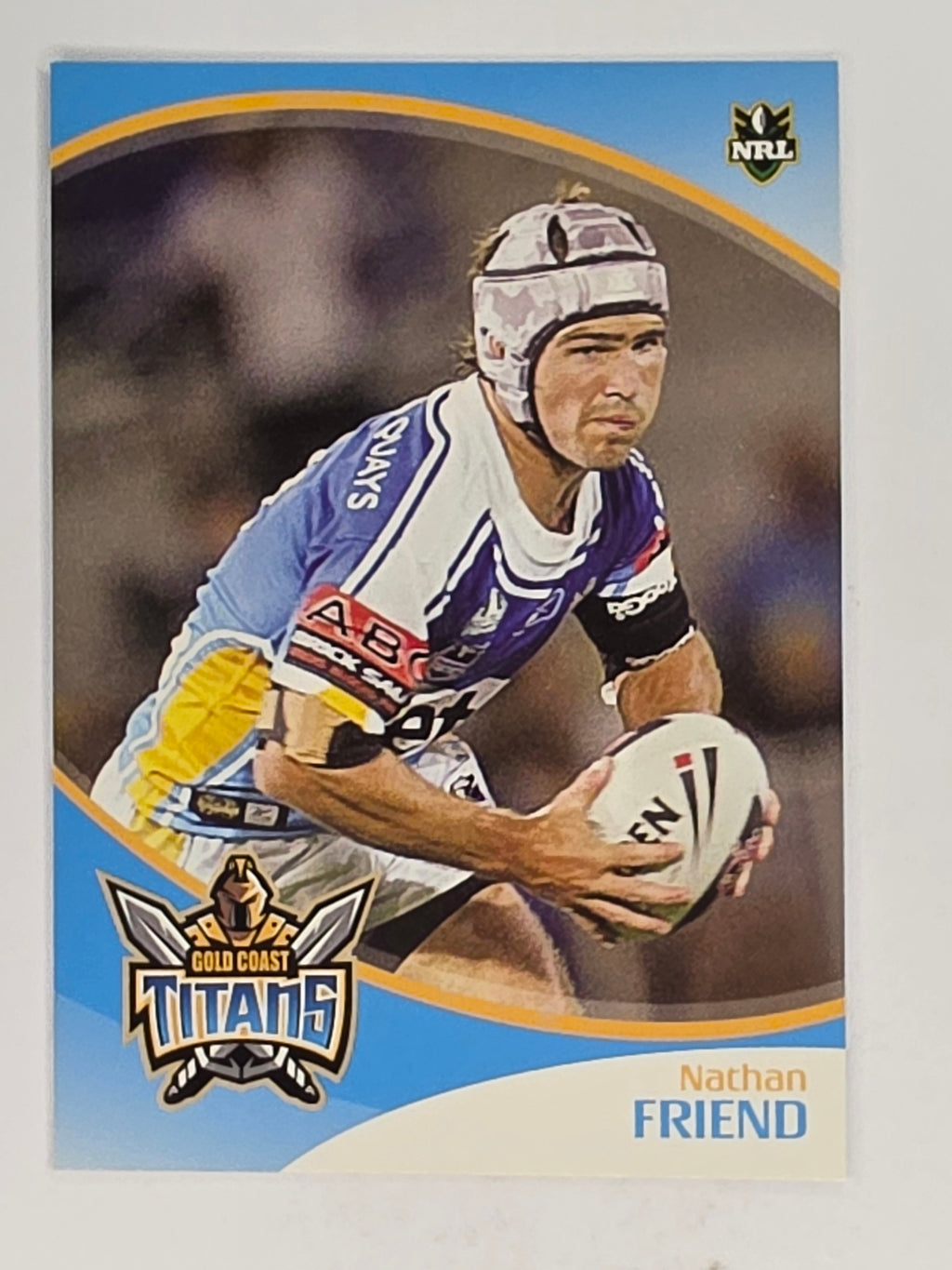 NRL 2009 Daily Telegraph | #052 | Nathan Friend | Gold Coast Titans