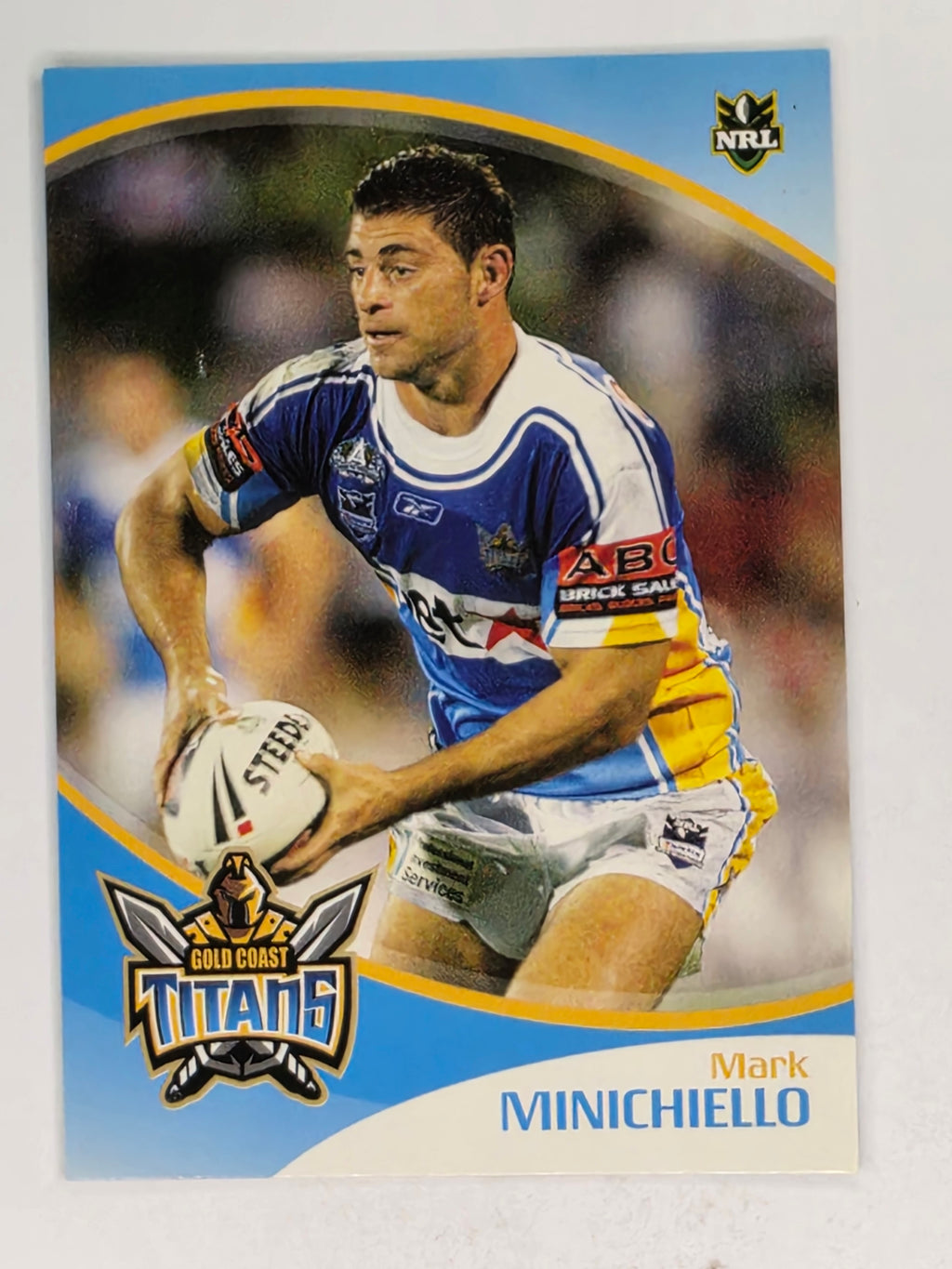 NRL 2009 Daily Telegraph | #056 | Mark Minichiello | Gold Coast Titans