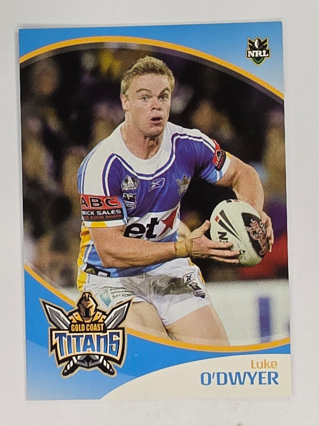 NRL 2009 Daily Telegraph | #057 | Luke O'Dwyer | Gold Coast Titans