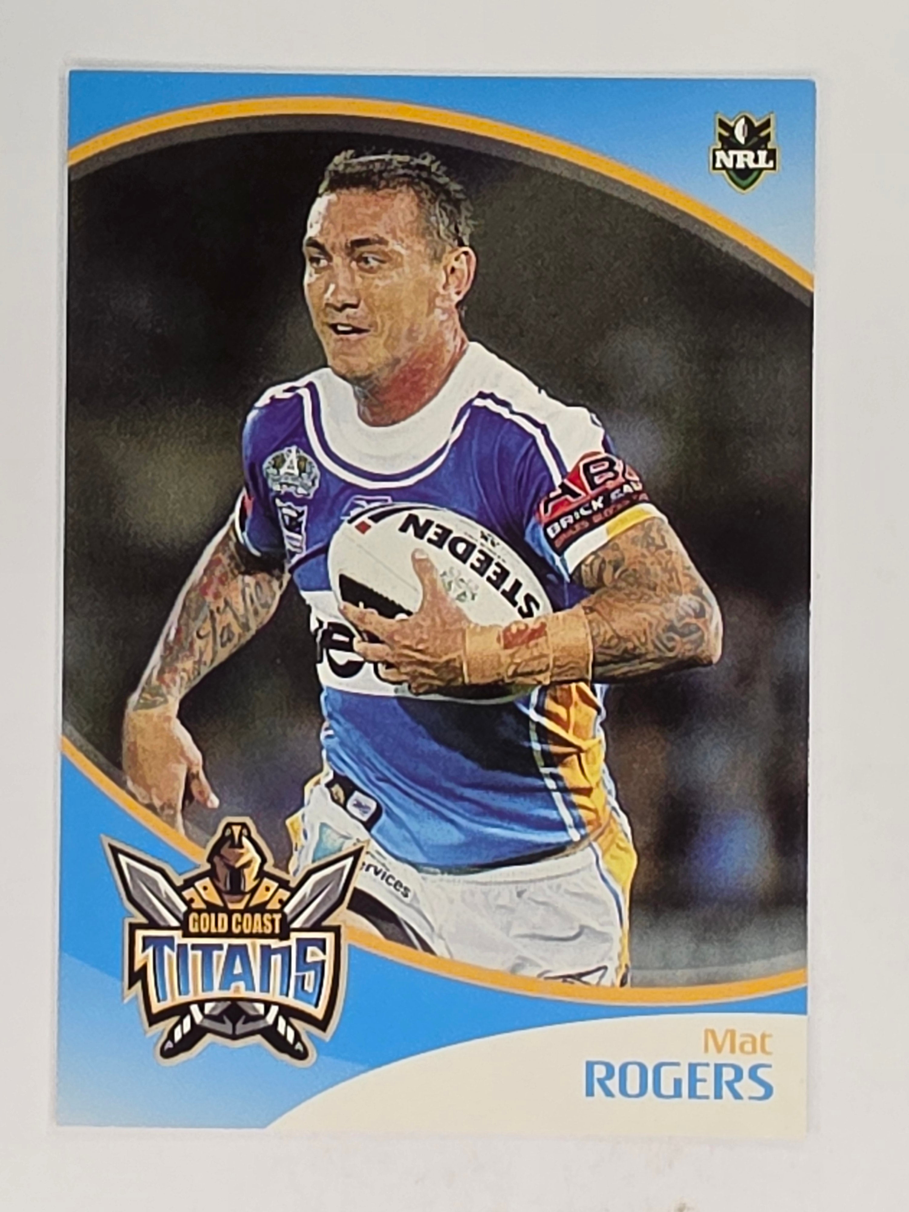 NRL 2009 Daily Telegraph | #058 | Mat Rogers | Gold Coast Titans