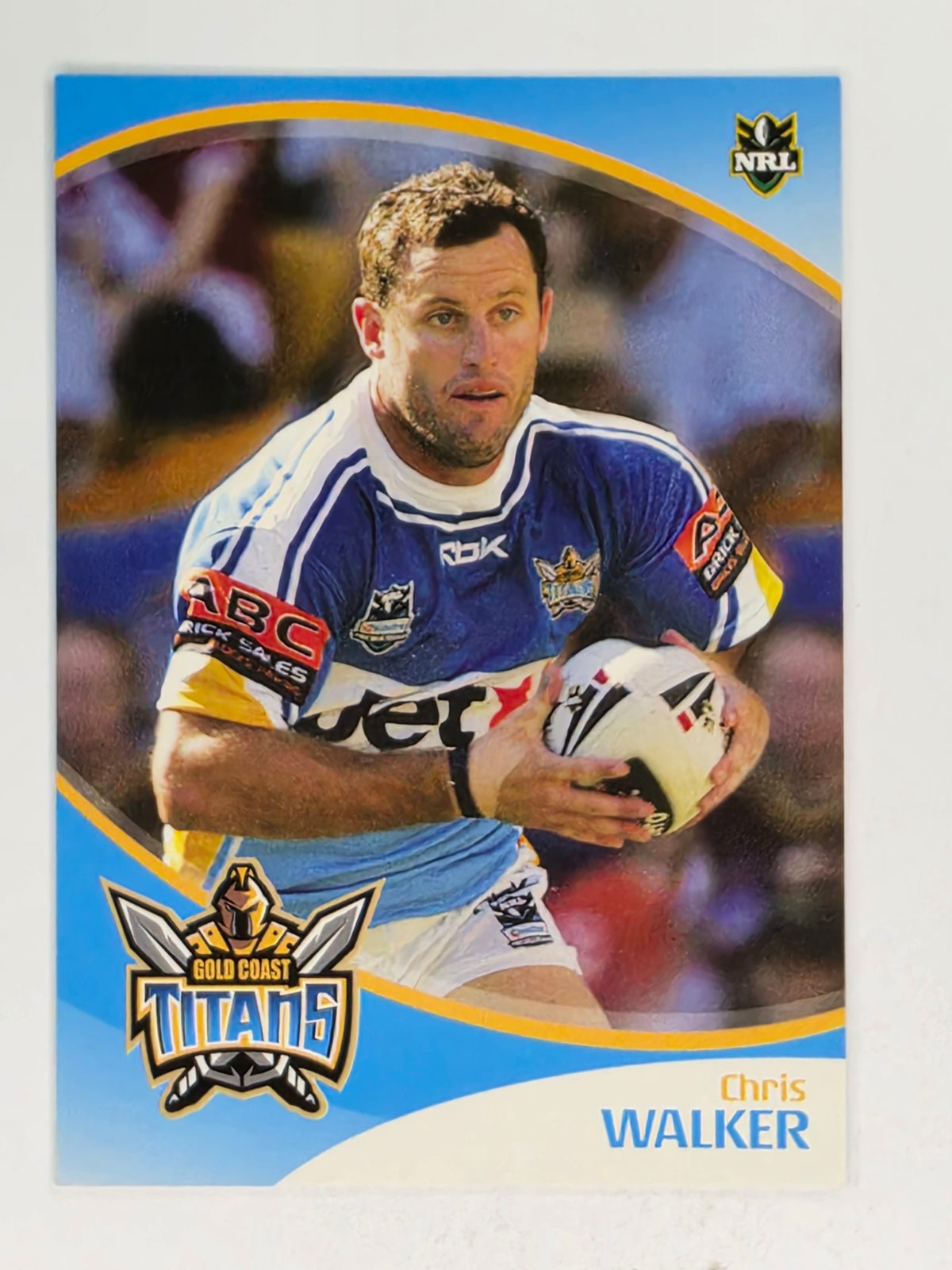 NRL 2009 Daily Telegraph | #059 | Chris Walker | Gold Coast Titans
