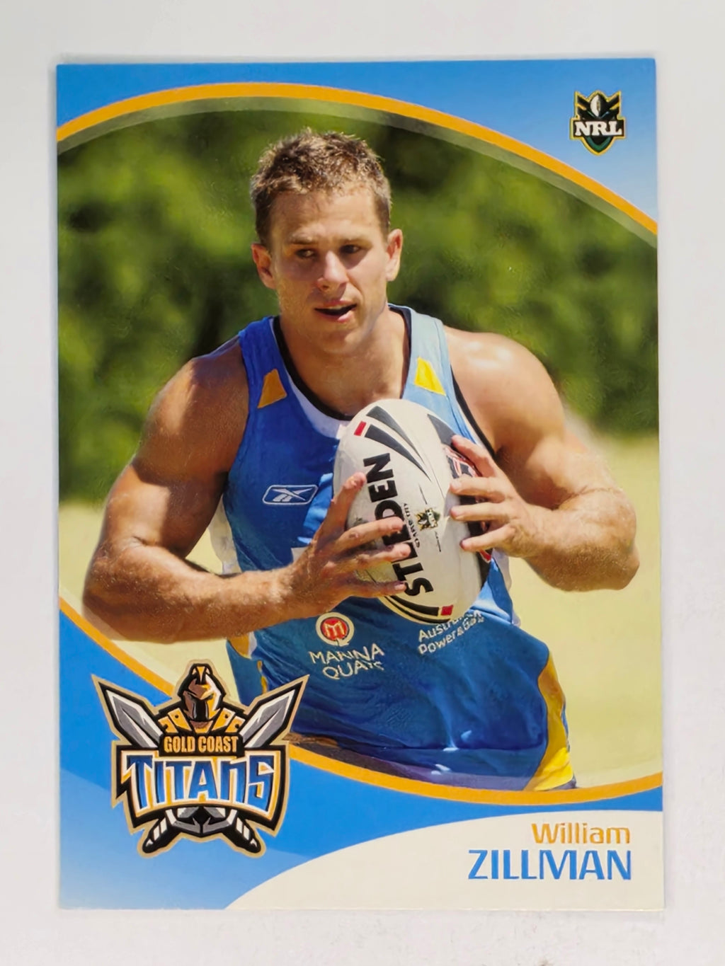 NRL 2009 Daily Telegraph | #060 | William Zillman | Gold Coast Titans
