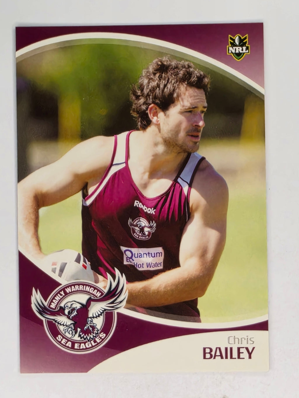 NRL 2009 Daily Telegraph | #062 | Chris Bailey | Manly Warringah Sea Eagles