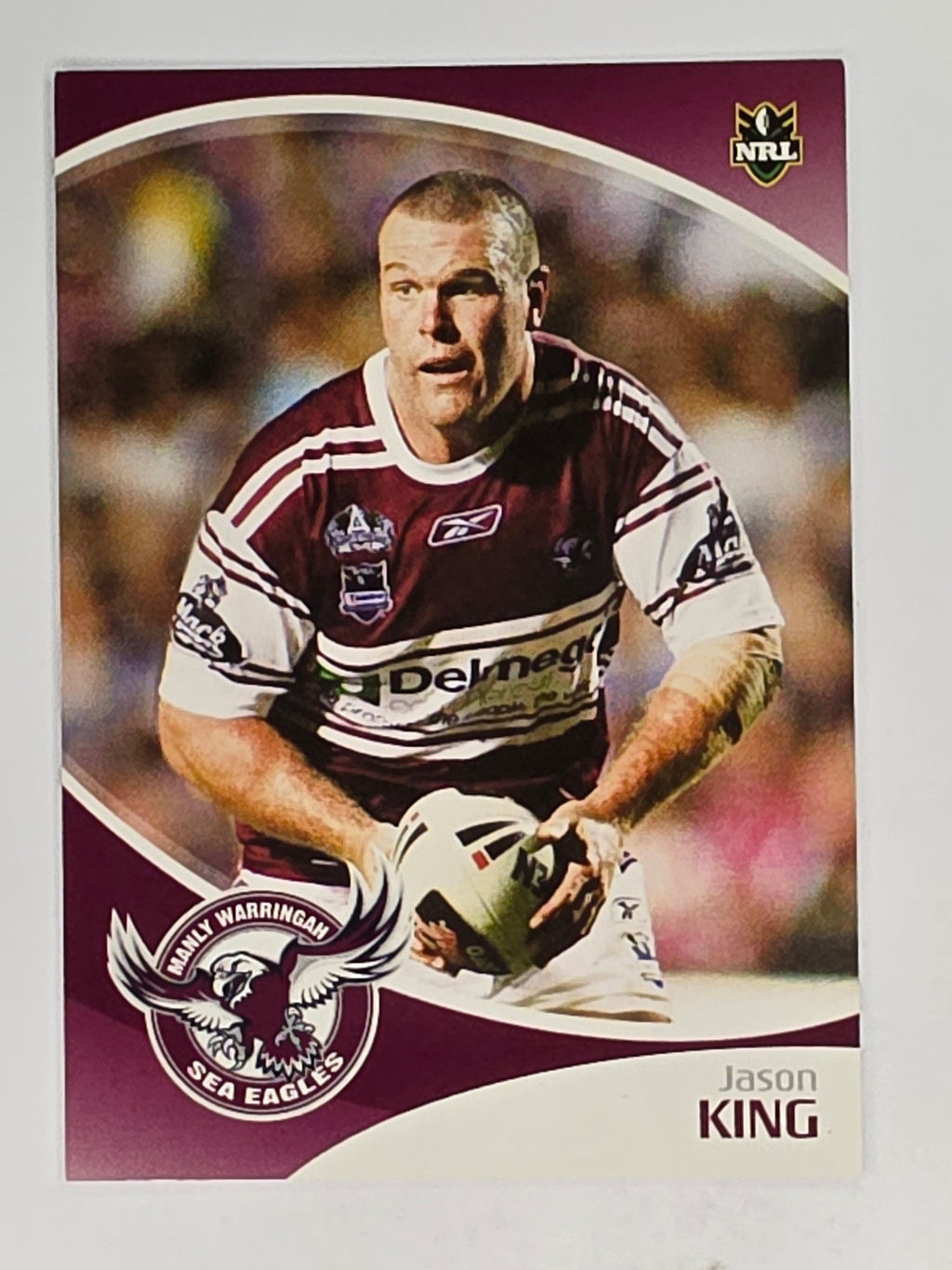 NRL 2009 Daily Telegraph | #064 | Jason King | Manly Warringah Sea Eagles