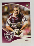 NRL 2009 Daily Telegraph | #064 | Jason King | Manly Warringah Sea Eagles