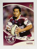 NRL 2009 Daily Telegraph | #067 | Steve Matai | Manly Warringah Sea Eagles