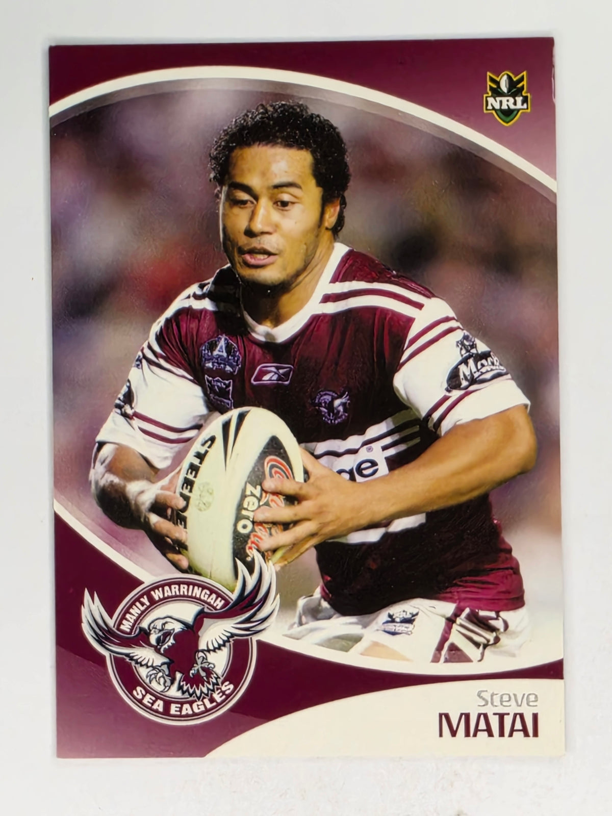 NRL 2009 Daily Telegraph | #067 | Steve Matai | Manly Warringah Sea Eagles