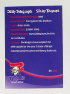 NRL 2009 Daily Telegraph | #085 | Logo | Newcastle Knights