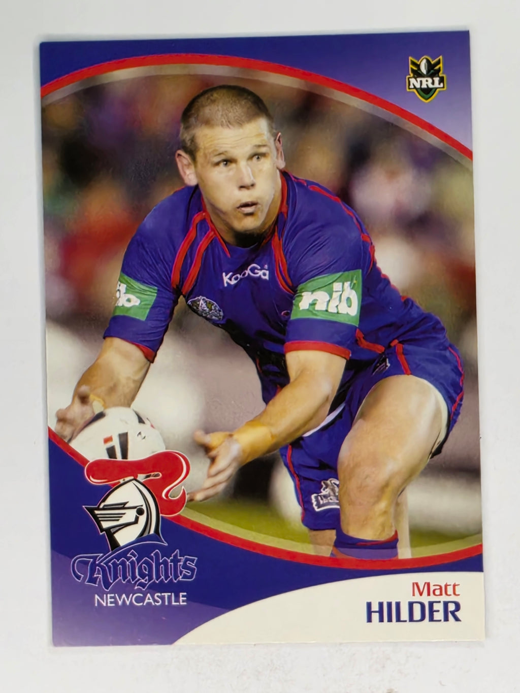 NRL 2009 Daily Telegraph | #088 | Matt Hilder | Newcastle Knights
