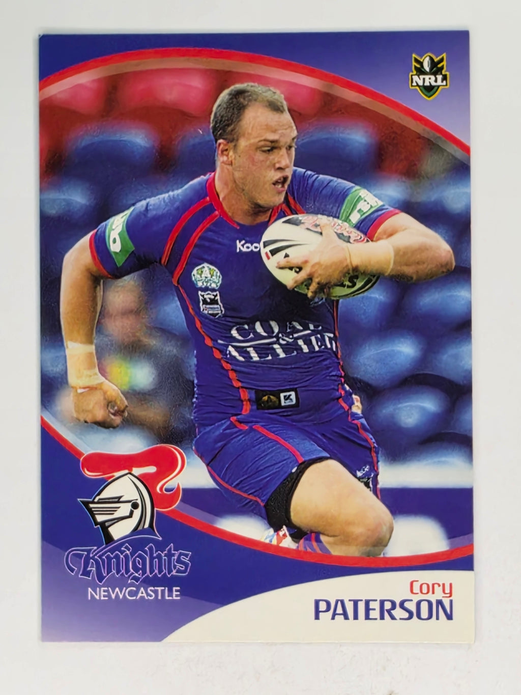 NRL 2009 Daily Telegraph | #093 | Cory Paterson | Newcastle Knights