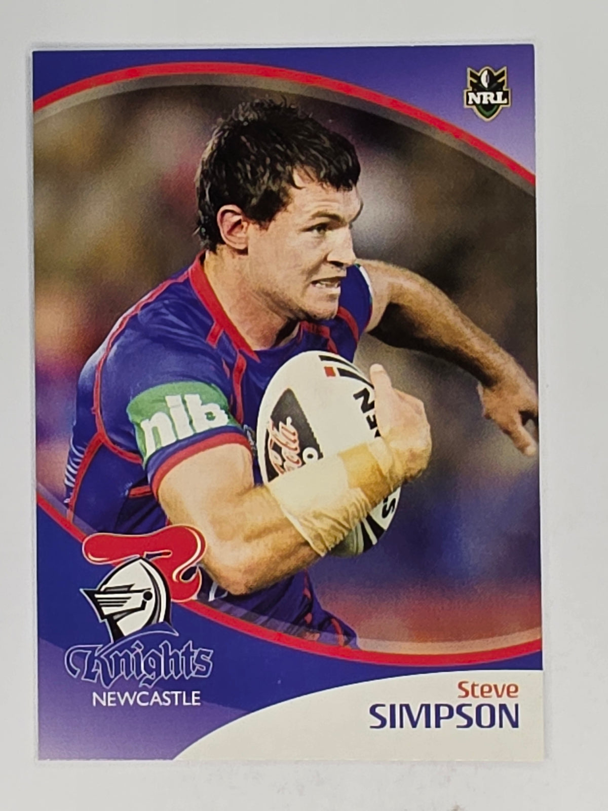 NRL 2009 Daily Telegraph | #094 | Steve Simpson | Newcastle Knights