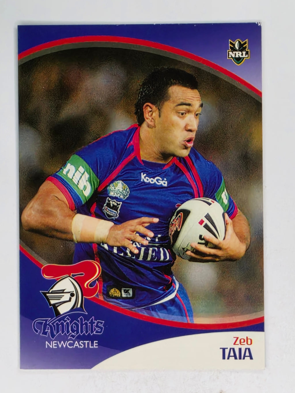 NRL 2009 Daily Telegraph | #095 | Zeb Taia | Newcastle Knights