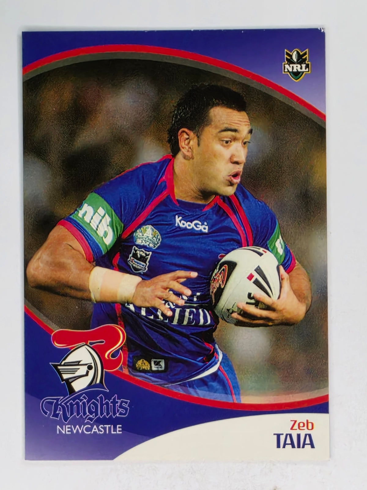 NRL 2009 Daily Telegraph | #095 | Zeb Taia | Newcastle Knights