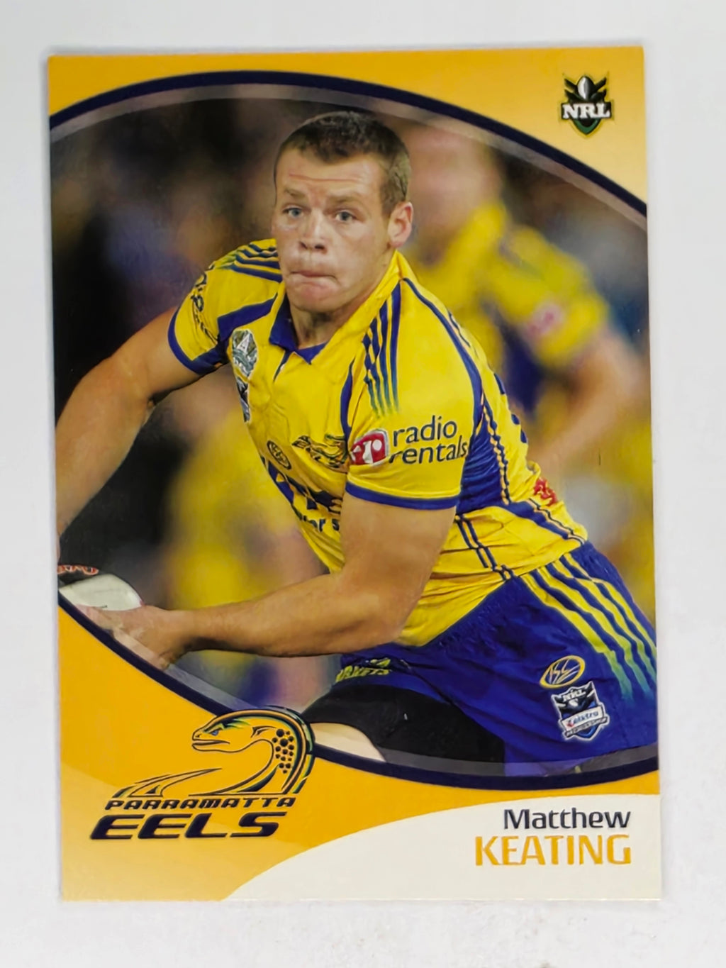 NRL 2009 Daily Telegraph | #104 | Matthew Keating | Parramatta Eels
