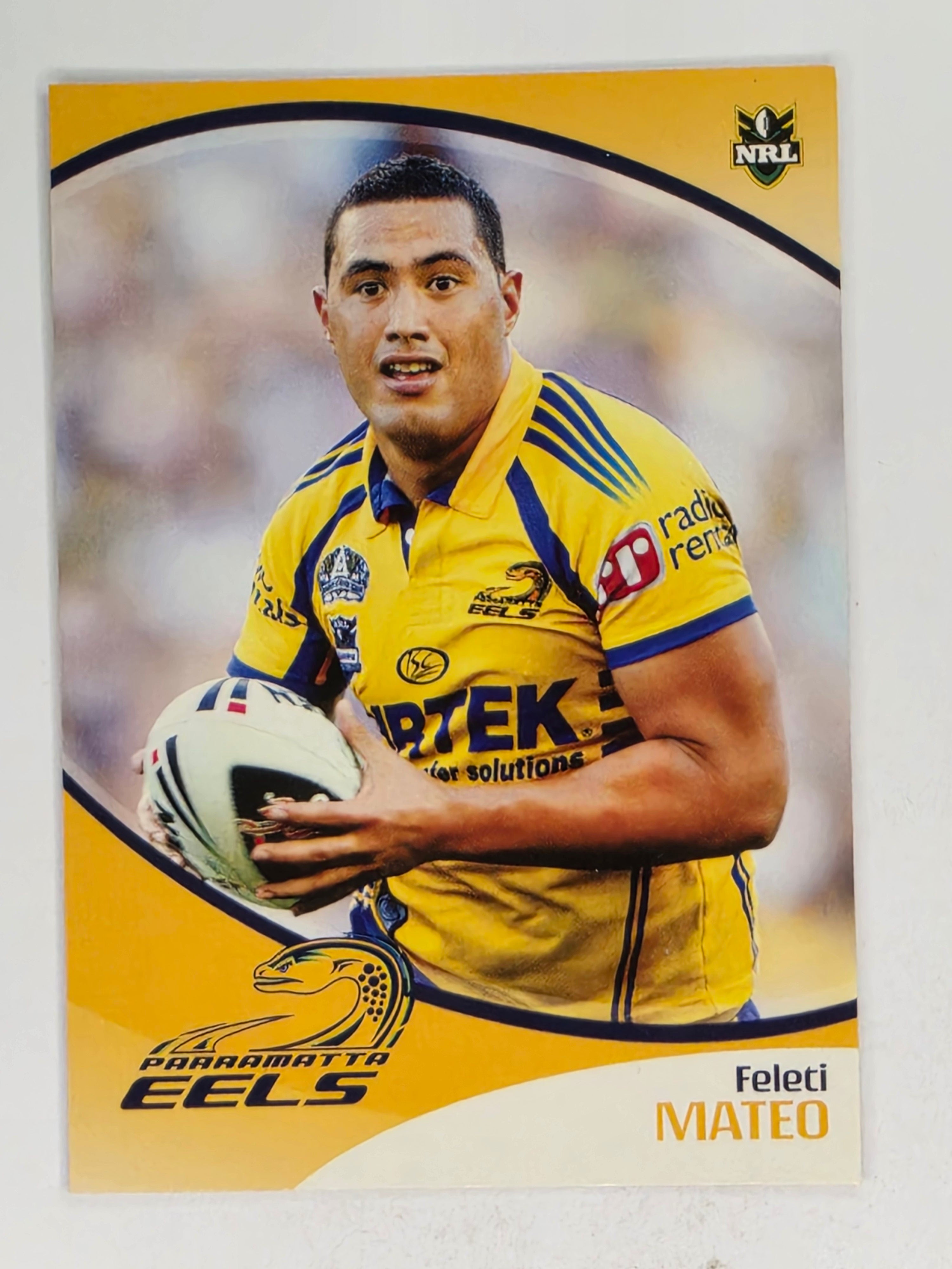 NRL 2009 Daily Telegraph | #105 | Feleti Mateo | Parramatta Eels