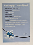 NRL 2009 Daily Telegraph | #121 | Logo | Cronulla Sutherland Sharks