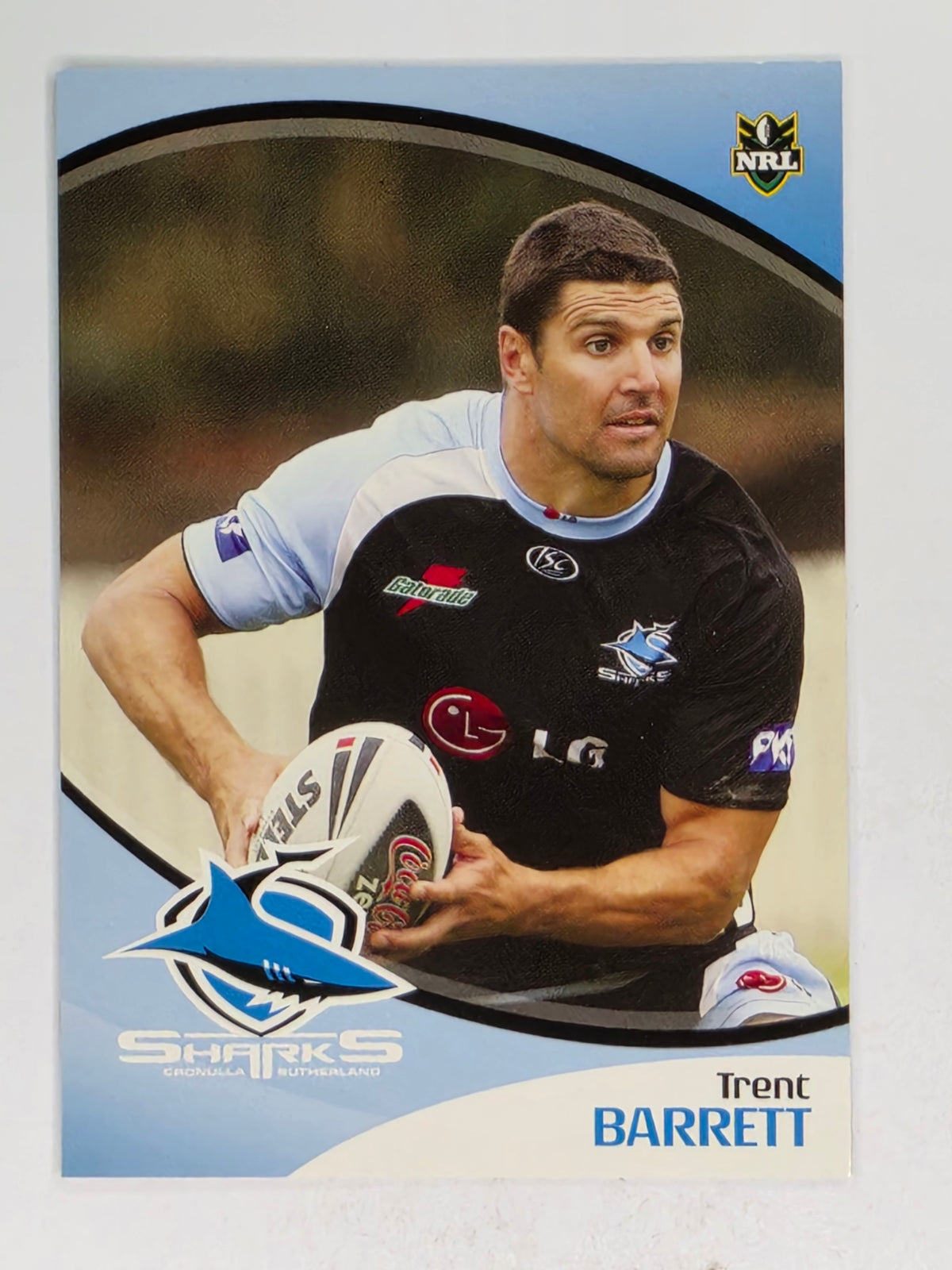 NRL 2009 Daily Telegraph | #122 | Trent Barrett | Cronulla Sutherland Sharks