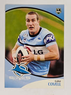 NRL 2009 Daily Telegraph | #123 | Luke Covell | Cronulla Sutherland Sharks