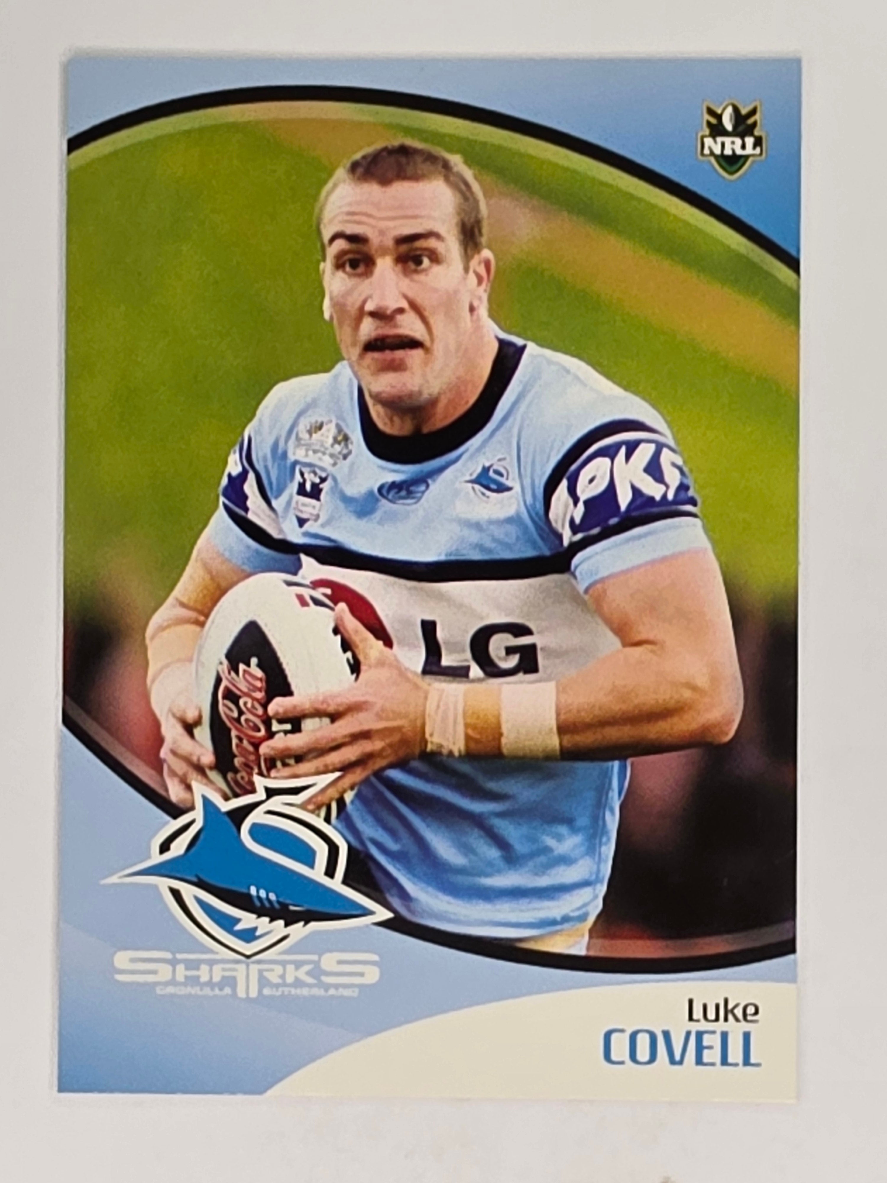 NRL 2009 Daily Telegraph | #123 | Luke Covell | Cronulla Sutherland Sharks