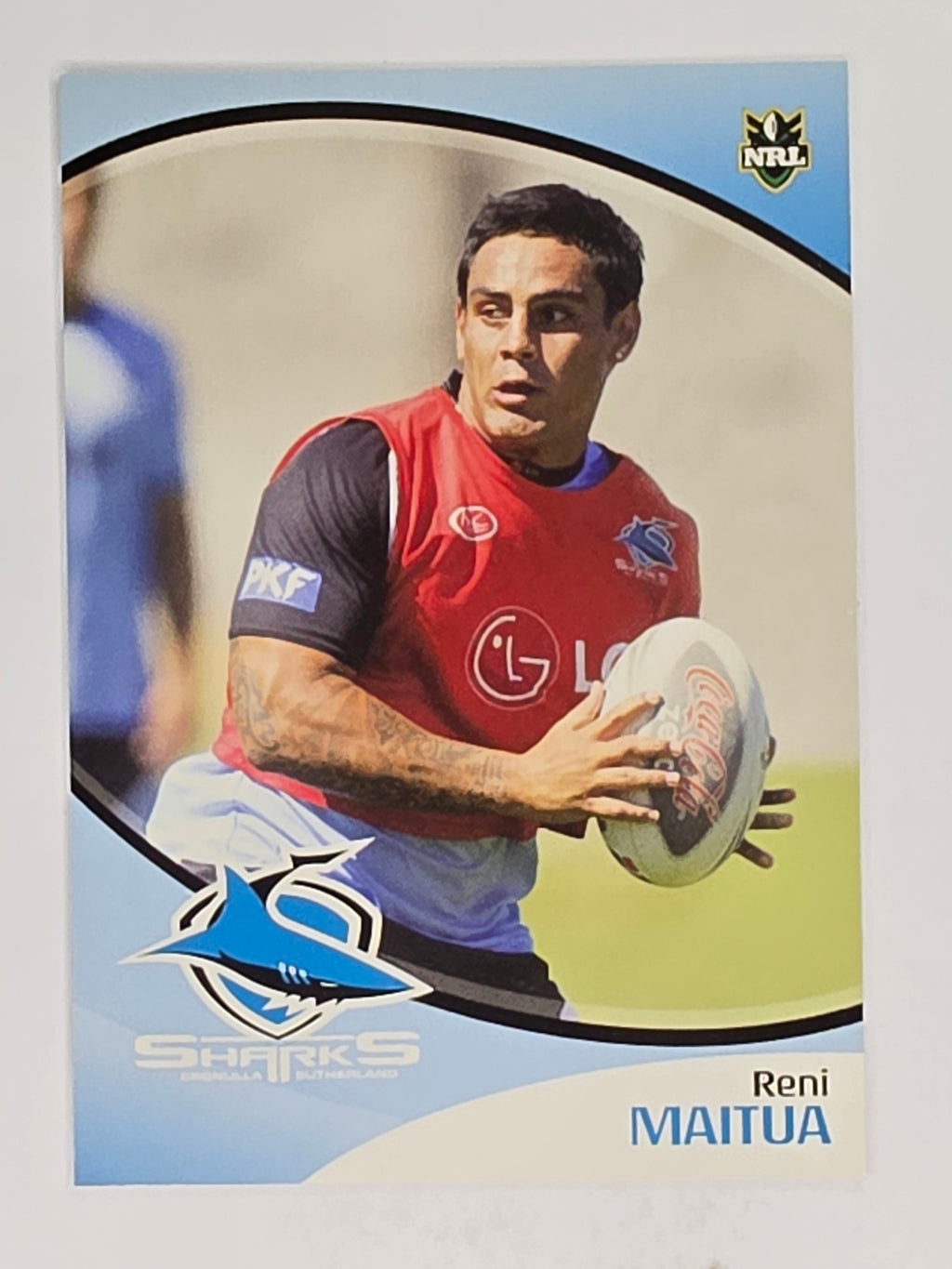 NRL 2009 Daily Telegraph | #127 | Reni Maitua | Cronulla Sutherland Sharks