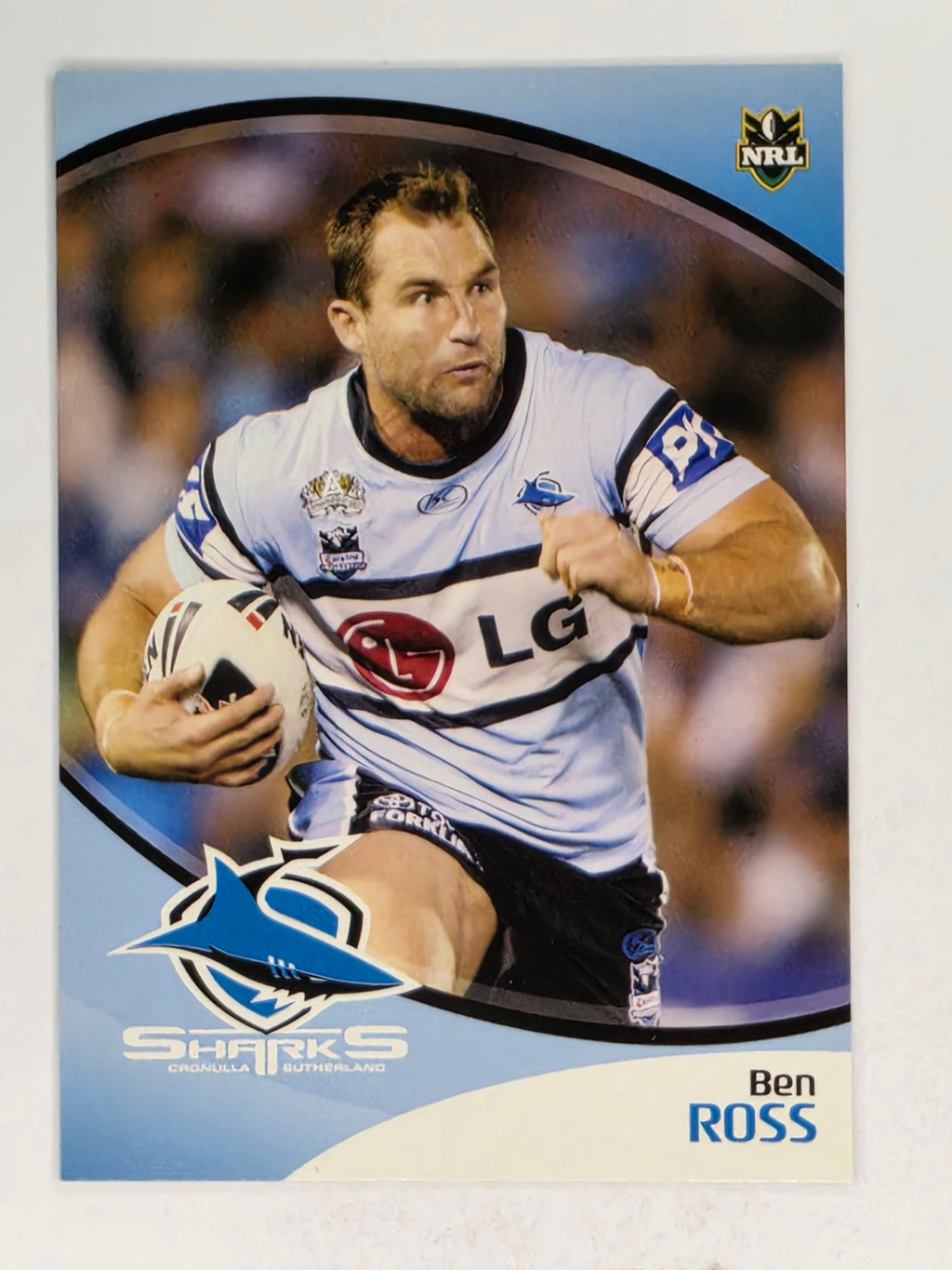 NRL 2009 Daily Telegraph | #129 | Ben Ross | Cronulla Sutherland Sharks