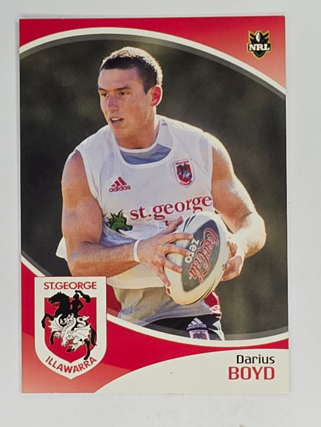 NRL 2009 Daily Telegraph | #146 | Darius Boyd | St George Illawarra Dragons
